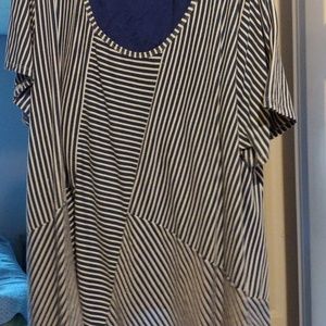 Stripped shirt and leggings